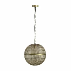 Luminaires Globo Lighting Suspensions|Suspension Globo HERMI Vieux laiton, 1 lumière