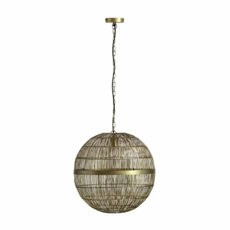 Luminaires Globo Lighting Suspensions|Suspension Globo HERMI Vieux laiton, 1 lumière