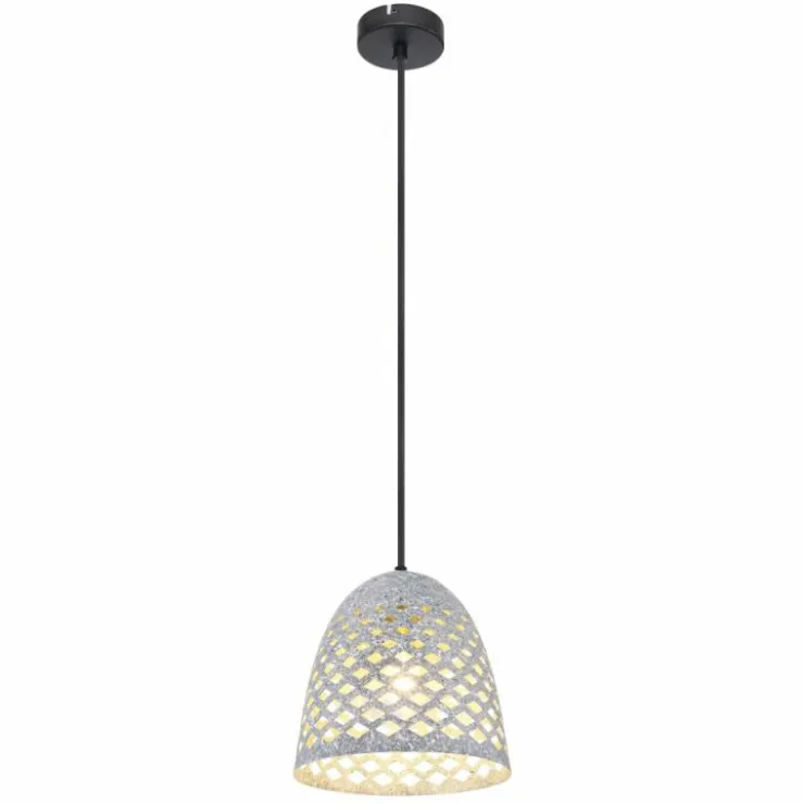 Luminaires Globo Lighting Suspensions|Suspension Globo HOLLIE Noir, 1 lumière