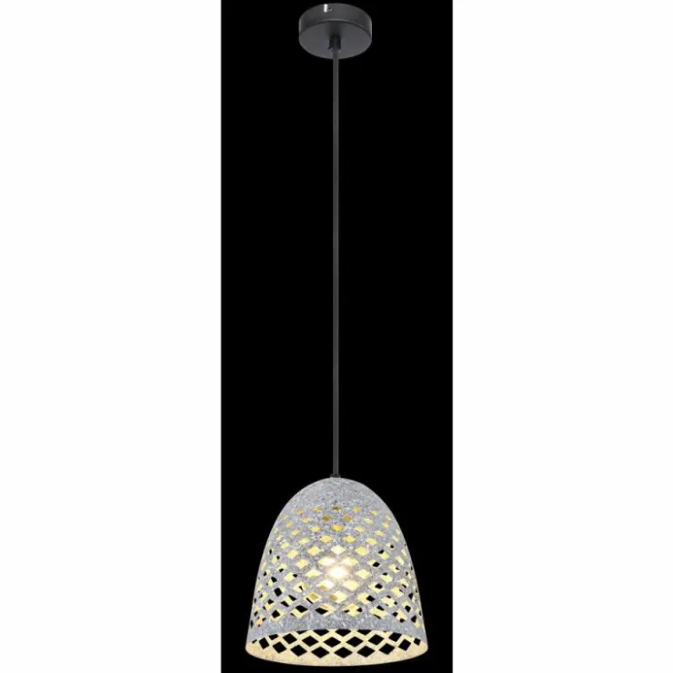 Luminaires Globo Lighting Suspensions|Suspension Globo HOLLIE Noir, 1 lumière