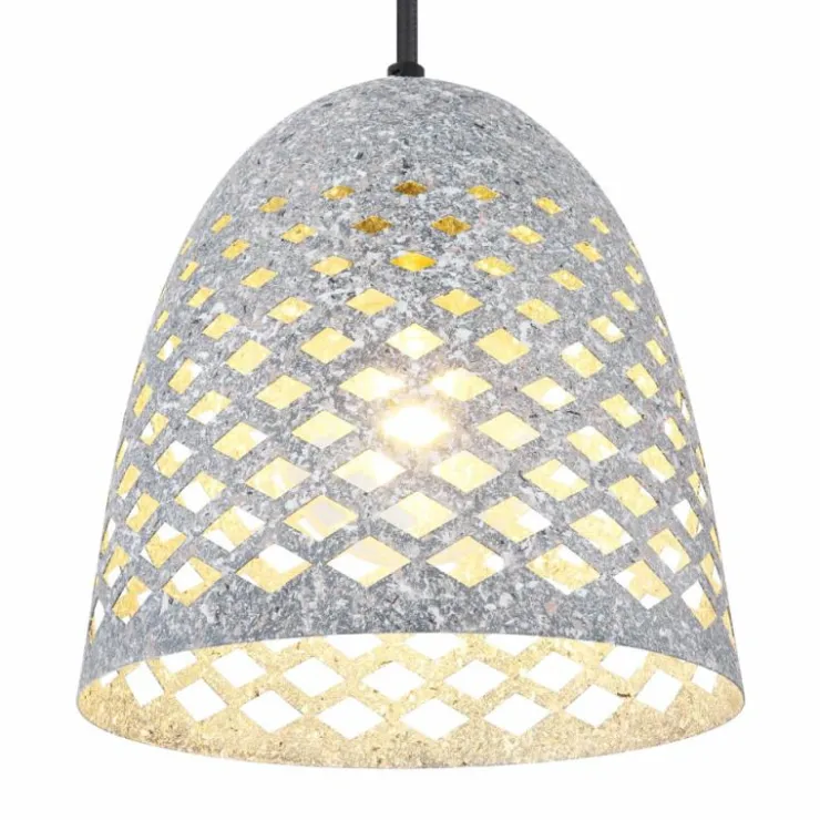Luminaires Globo Lighting Suspensions|Suspension Globo HOLLIE Noir, 1 lumière
