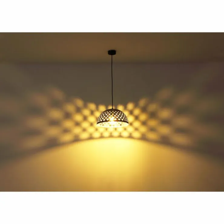 Luminaires Globo Lighting Suspensions|Suspension Globo HOLLIE Noir, 1 lumière