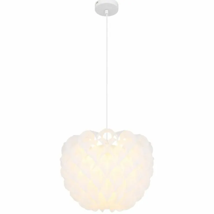 Luminaires Globo Lighting Suspensions|Suspension Globo IRENE Blanc, 1 lumière