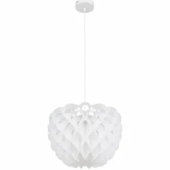 Luminaires Globo Lighting Suspensions|Suspension Globo IRENE Blanc, 1 lumière