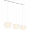 Luminaires Globo Lighting Suspensions|Suspension Globo IRENE Blanc, 3 lumières