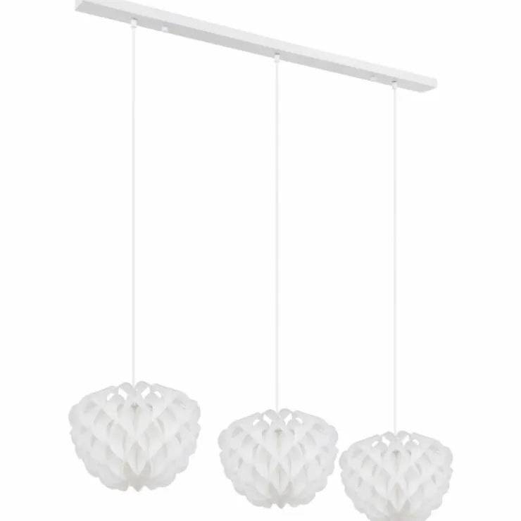 Luminaires Globo Lighting Suspensions|Suspension Globo IRENE Blanc, 3 lumières