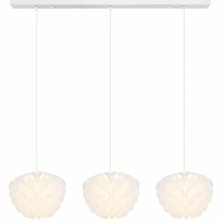 Luminaires Globo Lighting Suspensions|Suspension Globo IRENE Blanc, 3 lumières