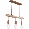 Luminaires Globo Lighting Suspensions|Suspension Globo JAKOB Rouille, 3 lumières