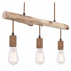 Luminaires Globo Lighting Suspensions|Suspension Globo JAKOB Rouille, 3 lumières