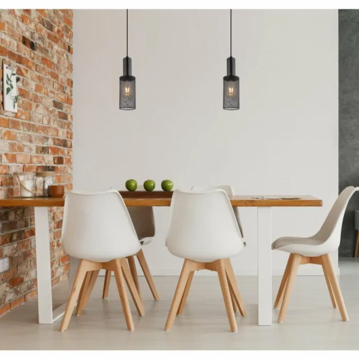 Luminaires Globo Lighting Suspensions|Suspension Globo JEDD Noir, 1 lumière