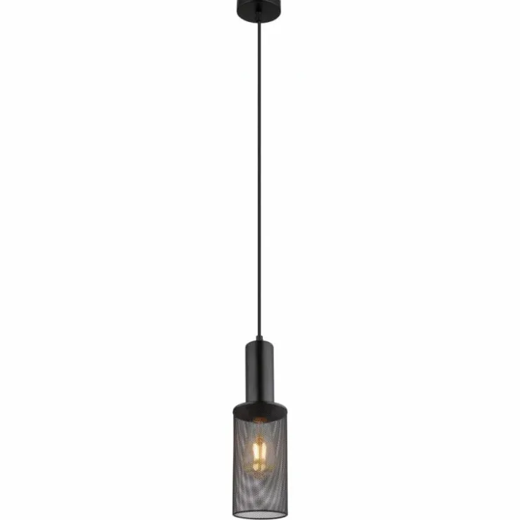 Luminaires Globo Lighting Suspensions|Suspension Globo JEDD Noir, 1 lumière