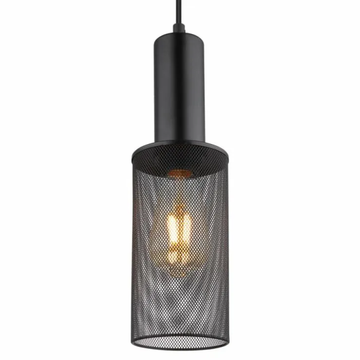 Luminaires Globo Lighting Suspensions|Suspension Globo JEDD Noir, 1 lumière