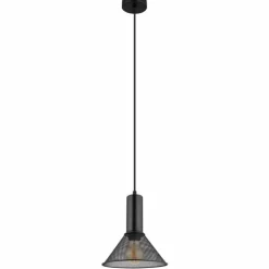 Luminaires Globo Lighting Suspensions|Suspension Globo JEDD Noir, 1 lumière
