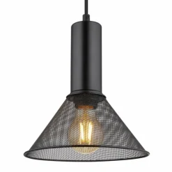 Luminaires Globo Lighting Suspensions|Suspension Globo JEDD Noir, 1 lumière
