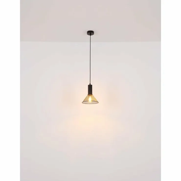 Luminaires Globo Lighting Suspensions|Suspension Globo JEDD Noir, 1 lumière