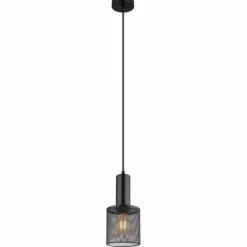 Luminaires Globo Lighting Suspensions|Suspension Globo JEDD Noir, 1 lumière