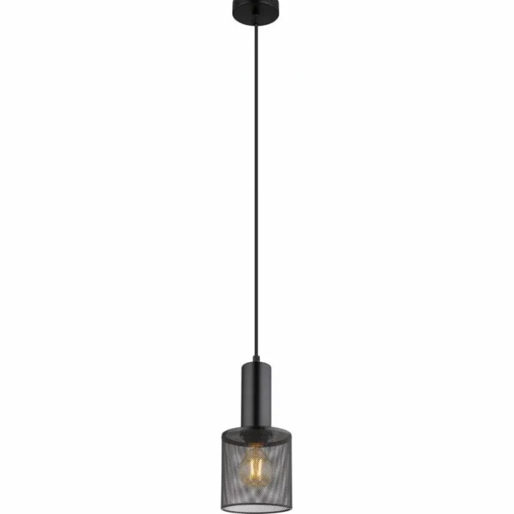 Luminaires Globo Lighting Suspensions|Suspension Globo JEDD Noir, 1 lumière