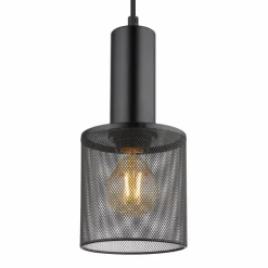 Luminaires Globo Lighting Suspensions|Suspension Globo JEDD Noir, 1 lumière