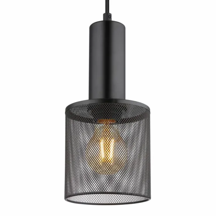 Luminaires Globo Lighting Suspensions|Suspension Globo JEDD Noir, 1 lumière