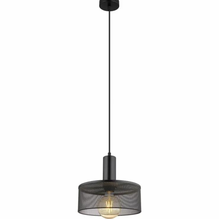 Luminaires Globo Lighting Suspensions|Suspension Globo JEDD Noir, 1 lumière