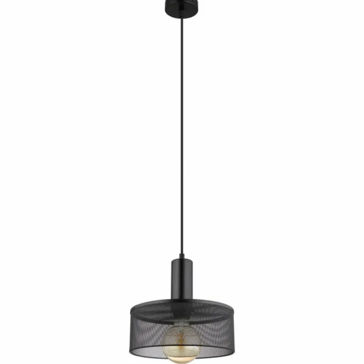 Luminaires Globo Lighting Suspensions|Suspension Globo JEDD Noir, 1 lumière