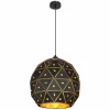 Luminaires Globo Lighting Suspensions|Suspension Globo JODIE Noir, 1 lumière
