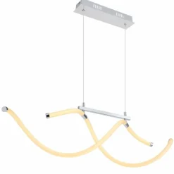 Luminaires Globo Lighting Éclairage Led|Suspension Globo KAIA LED Chrome, 1 lumière