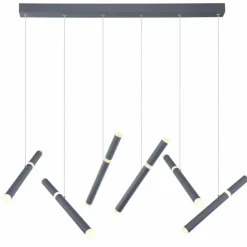 Luminaires Globo Lighting Éclairage Led|Suspension Globo KELSY LED Gris, 1 lumière