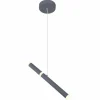 Luminaires Globo Lighting Éclairage Led|Suspension Globo KELSY LED Gris, 1 lumière