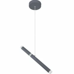 Luminaires Globo Lighting Éclairage Led|Suspension Globo KELSY LED Gris, 1 lumière