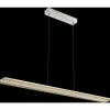 Luminaires Globo Lighting Suspensions|Suspension Globo KLAUS LED Nickel mat, 1 lumière