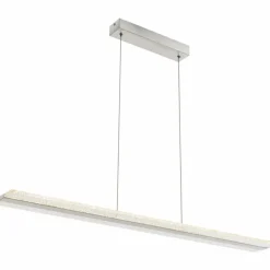 Luminaires Globo Lighting Suspensions|Suspension Globo KLAUS LED Nickel mat, 1 lumière
