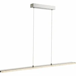 Luminaires Globo Lighting Suspensions|Suspension Globo KLAUS LED Nickel mat, 1 lumière