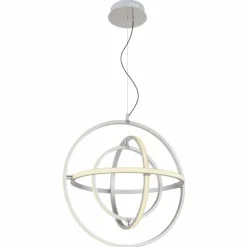 Luminaires Globo Lighting Éclairage Led|Suspension Globo KURUS LED Nickel mat, 1 lumière