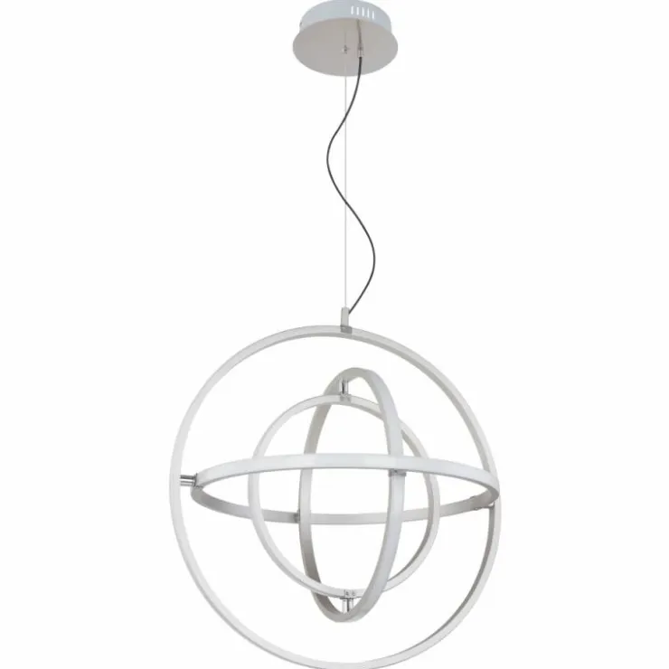 Luminaires Globo Lighting Éclairage Led|Suspension Globo KURUS LED Nickel mat, 1 lumière
