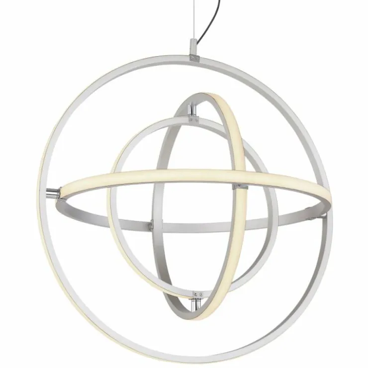 Luminaires Globo Lighting Éclairage Led|Suspension Globo KURUS LED Nickel mat, 1 lumière
