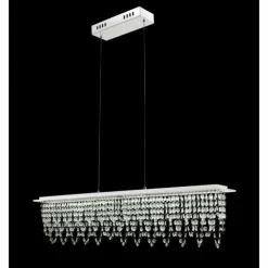 Luminaires Globo Lighting Éclairage Led|Suspension Globo LED Chrome, Clair, 1 lumière, Télécommandes