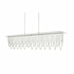 Luminaires Globo Lighting Éclairage Led|Suspension Globo LED Chrome, Clair, 1 lumière, Télécommandes
