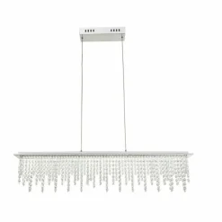 Luminaires Globo Lighting Éclairage Led|Suspension Globo LED Chrome, Clair, 1 lumière, Télécommandes