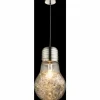 Luminaires Globo Lighting Suspensions|Suspension Globo LEVIN Nickel mat, 1 lumière
