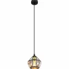 Luminaires Globo Lighting Suspensions|Suspension Globo LOIS Laiton, Noir, 1 lumière