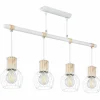 Luminaires Globo Lighting Suspensions|Suspension Globo LUISE Blanc, 4 lumières