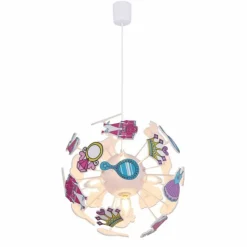 Luminaires Globo Lighting Suspensions|Suspension Globo LURRA Blanc, 4 lumières