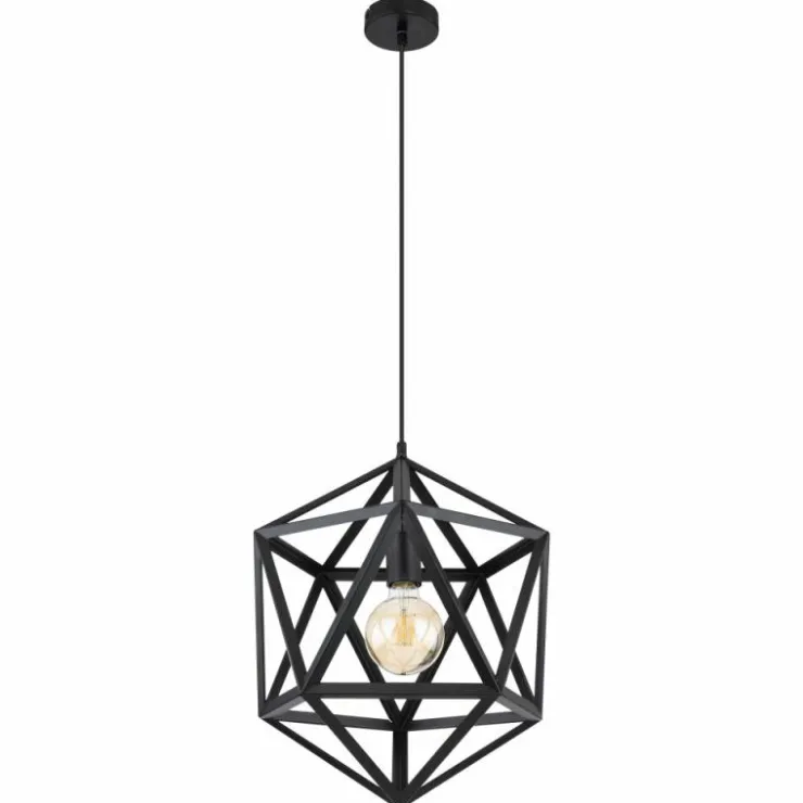 Luminaires Globo Lighting Suspensions|Suspension Globo LYDIA Noir, 1 lumière