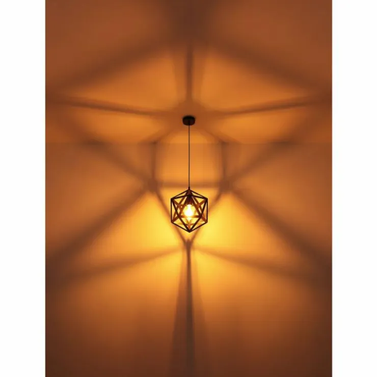 Luminaires Globo Lighting Suspensions|Suspension Globo LYDIA Noir, 1 lumière