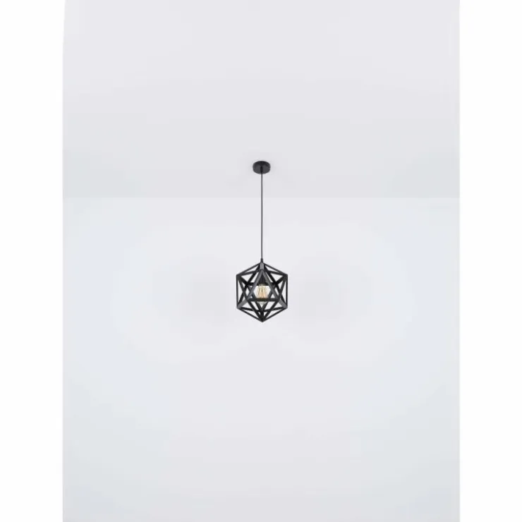 Luminaires Globo Lighting Suspensions|Suspension Globo LYDIA Noir, 1 lumière