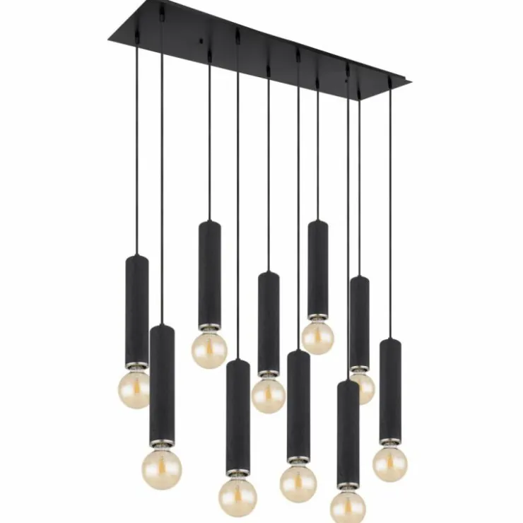 Luminaires Globo Lighting Suspensions|Suspension Globo MARION Noir, 10 lumières