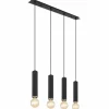 Luminaires Globo Lighting Suspensions|Suspension Globo MARION Noir, 4 lumières