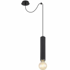 Luminaires Globo Lighting Suspensions|Suspension Globo MARION Noir, 1 lumière