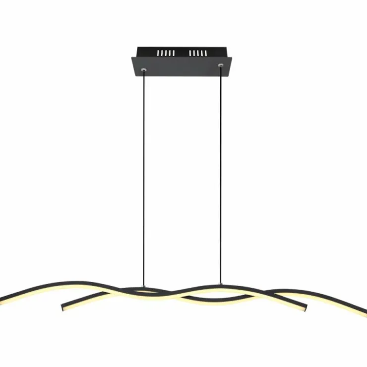 Luminaires Globo Lighting Éclairage Led|Suspension Globo MARIUS LED Noir, 1 lumière